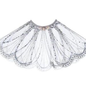 TUTU DU MONDE Capetown Cape O/S Silver NWT